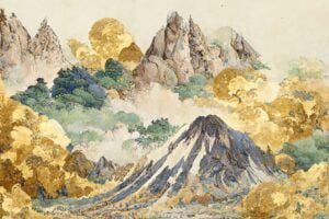 elmoutahida united puzzles- mountains painting