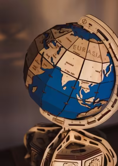 elmoutahida united puzzles - 3D Globe puzzle